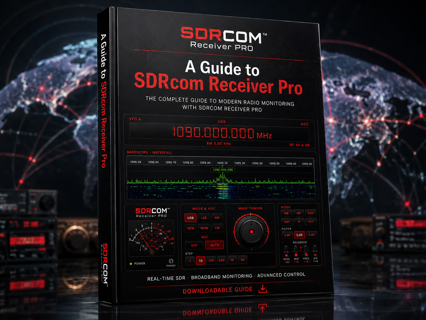 A Guide to SDRcom Receiver Pro cover